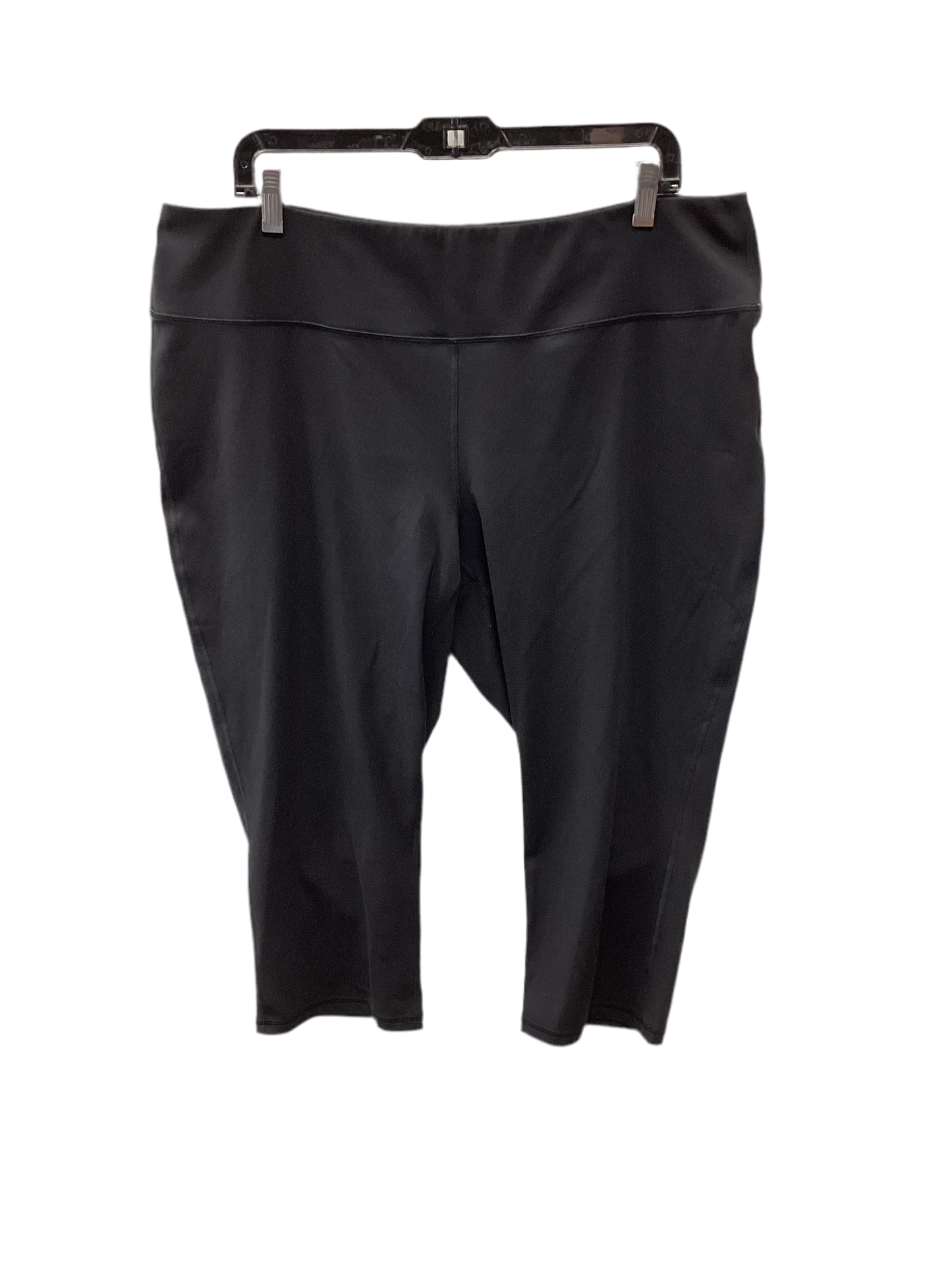 Athletic Leggings Capris By Tek Gear In Black, Size:2X