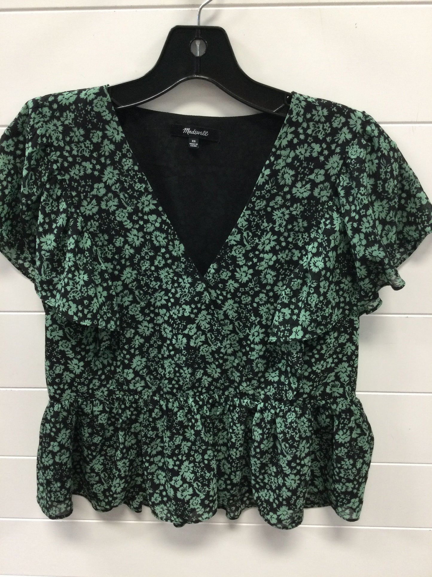 Top Ss By Madewell In Black & Green, Size:Xs