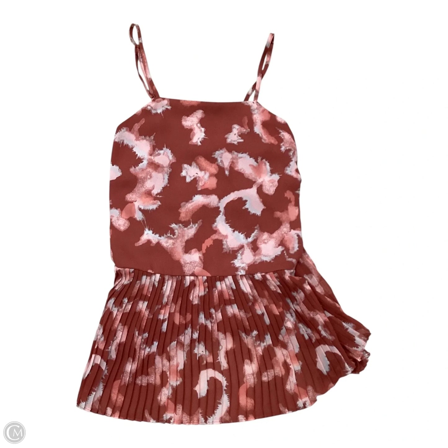 Top Cami By Nine West In Tan & White, Size: Xs