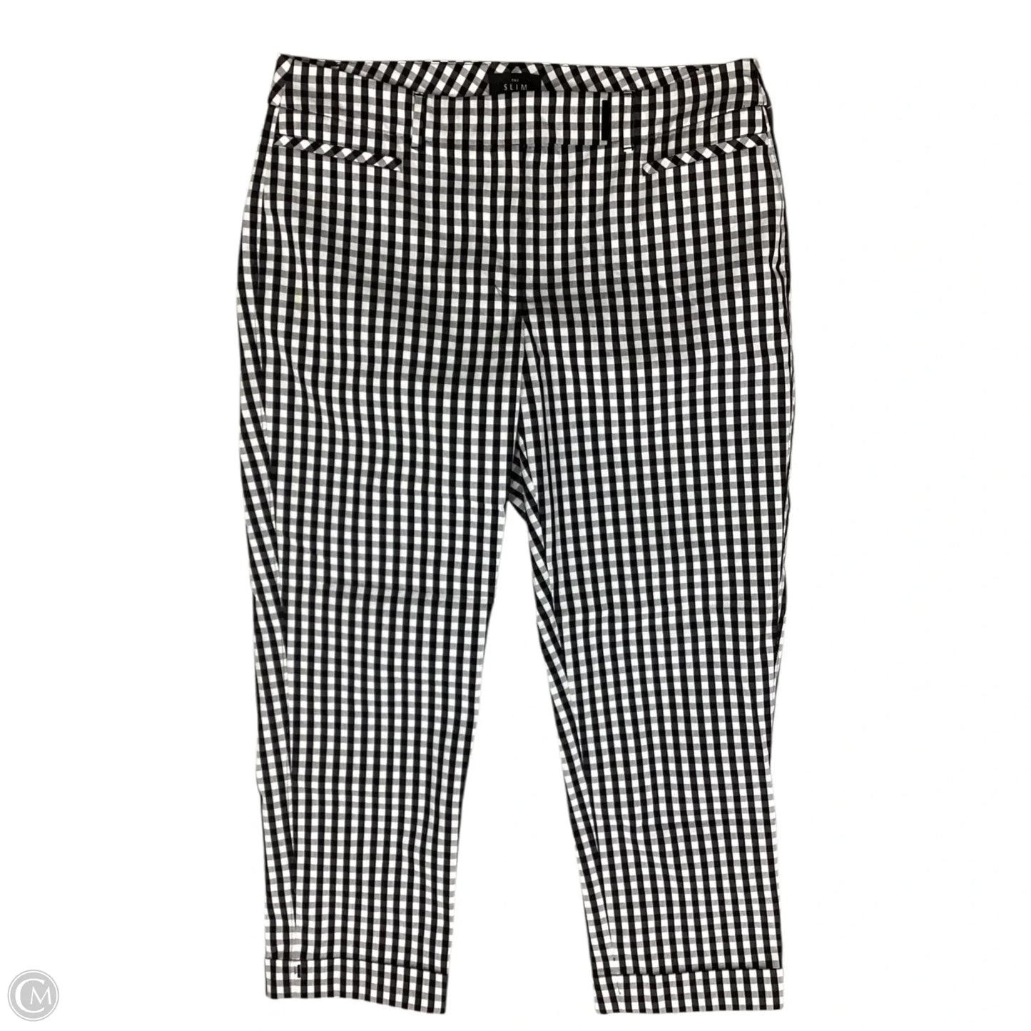 Pants Cropped By White House Black Market In Black & White, Size: 6