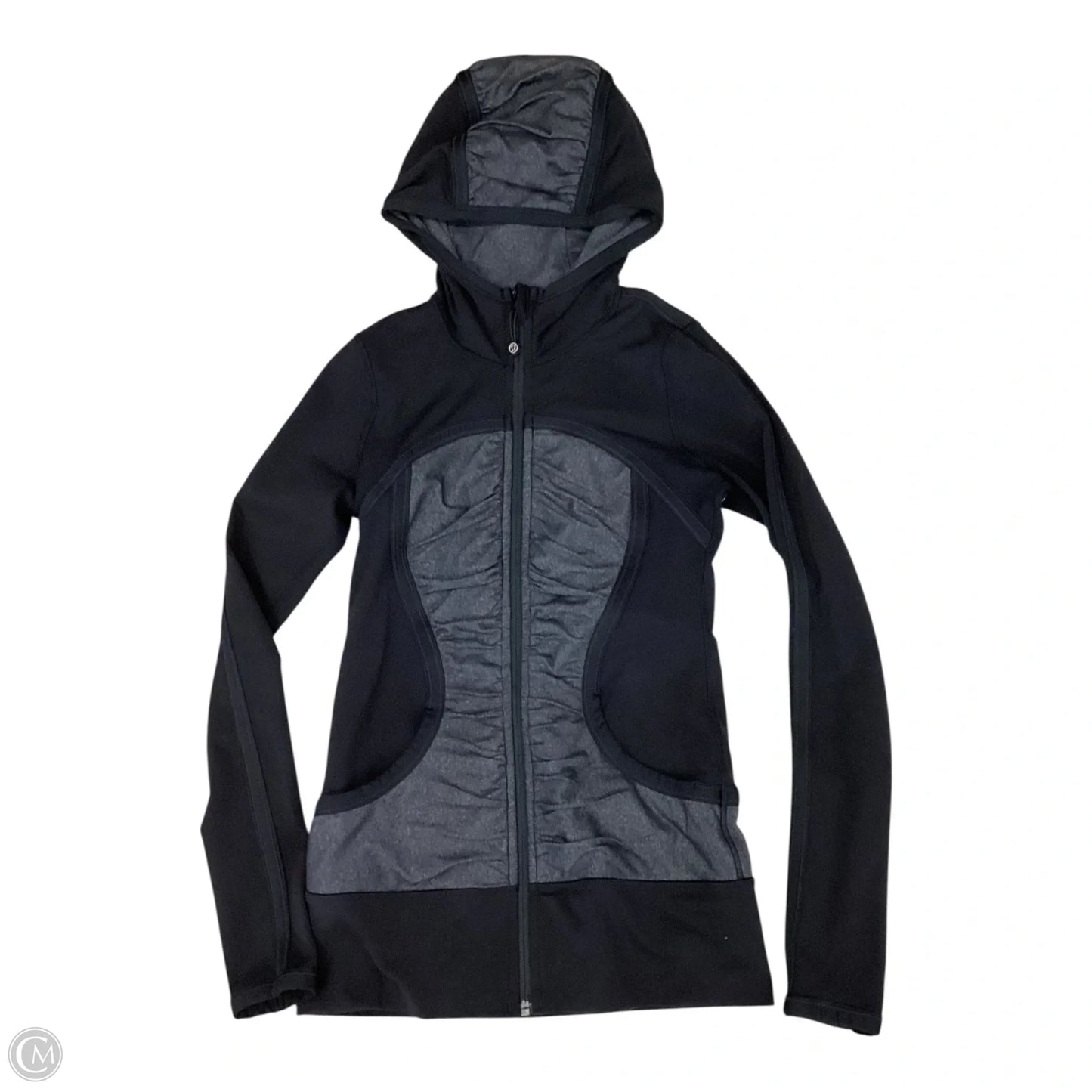 Athletic Jacket By Lululemon In Black, Size: S