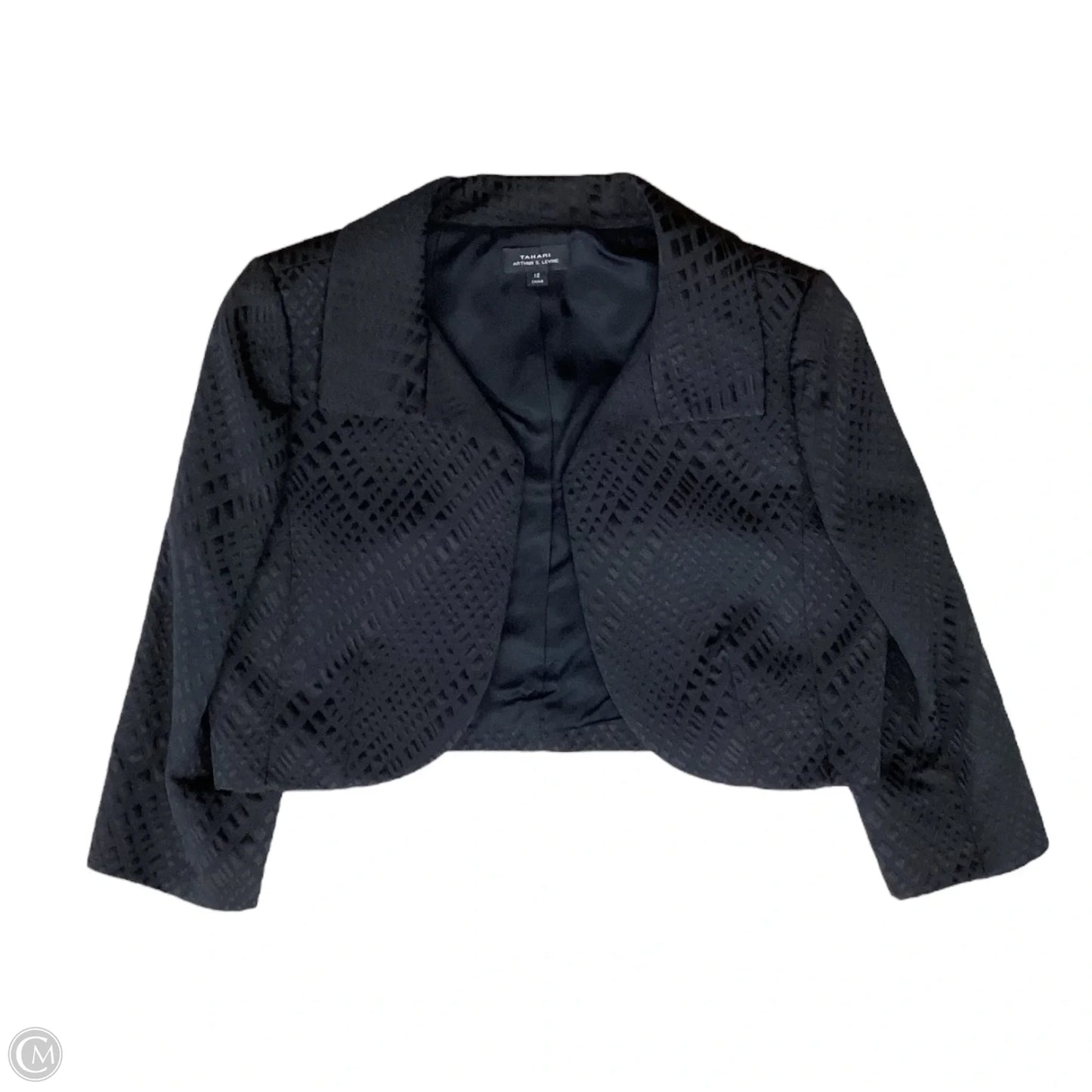 Dress Set 2pc By Tahari In Black, Size: 12