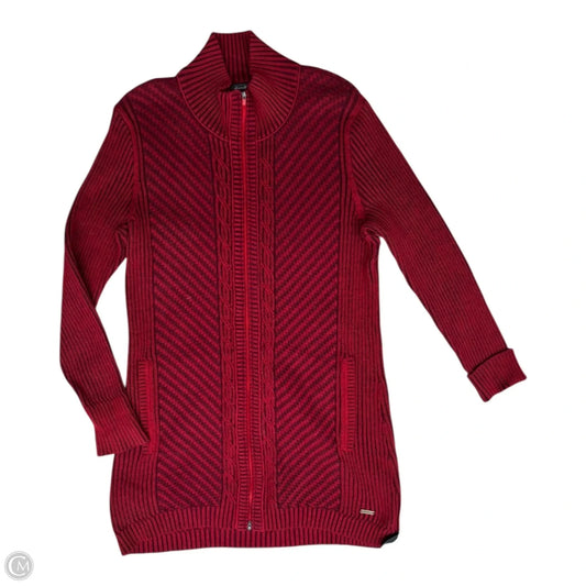 Cardigan By Eddie Bauer In Red, Size: Xl
