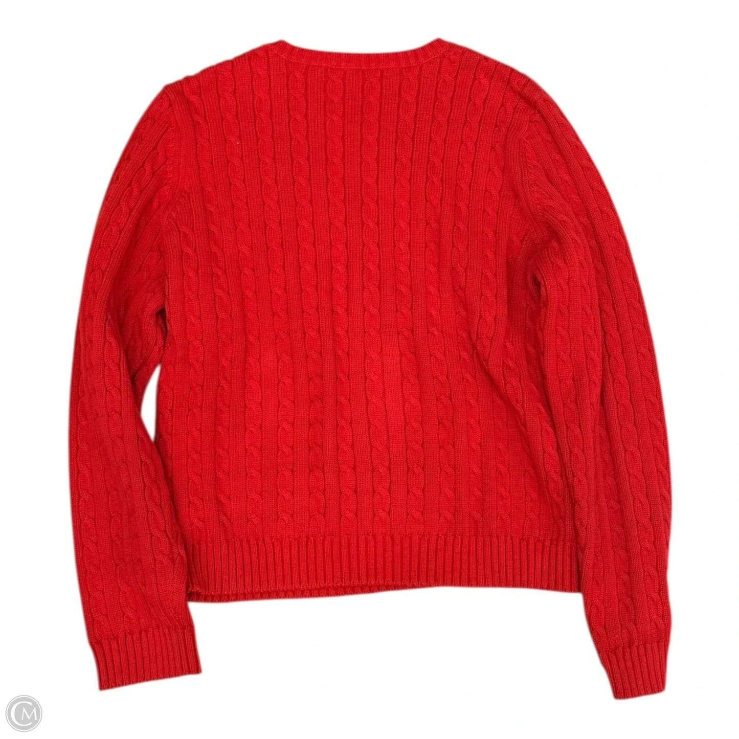 Sweater By Ralph Lauren In Red, Size: L