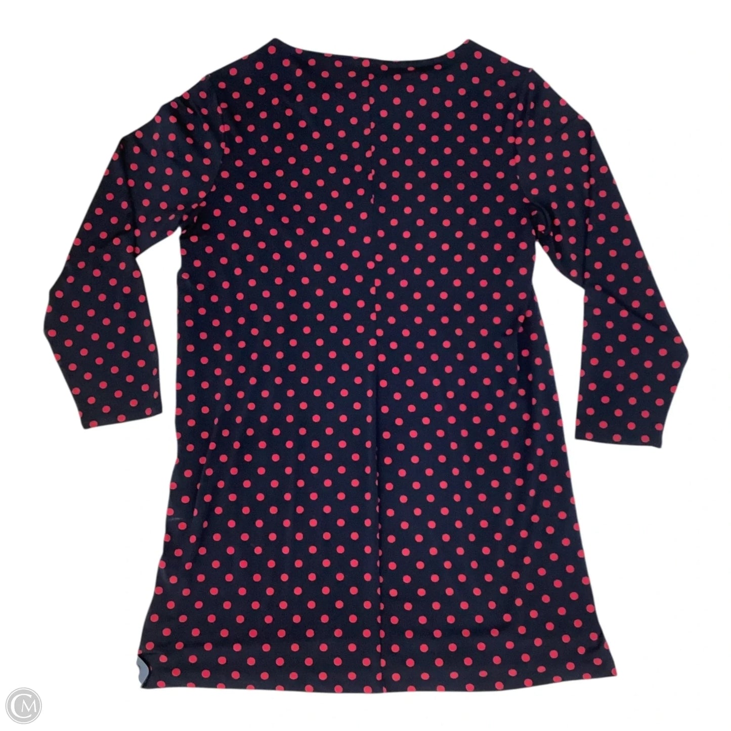 Dress Casual Midi By Chicos In Black & Red, Size: 0