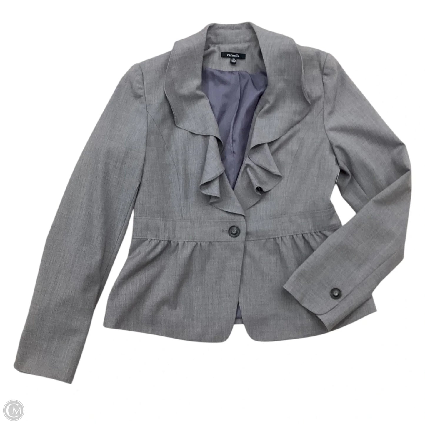 Blazer By Rafaella In Grey, Size: M
