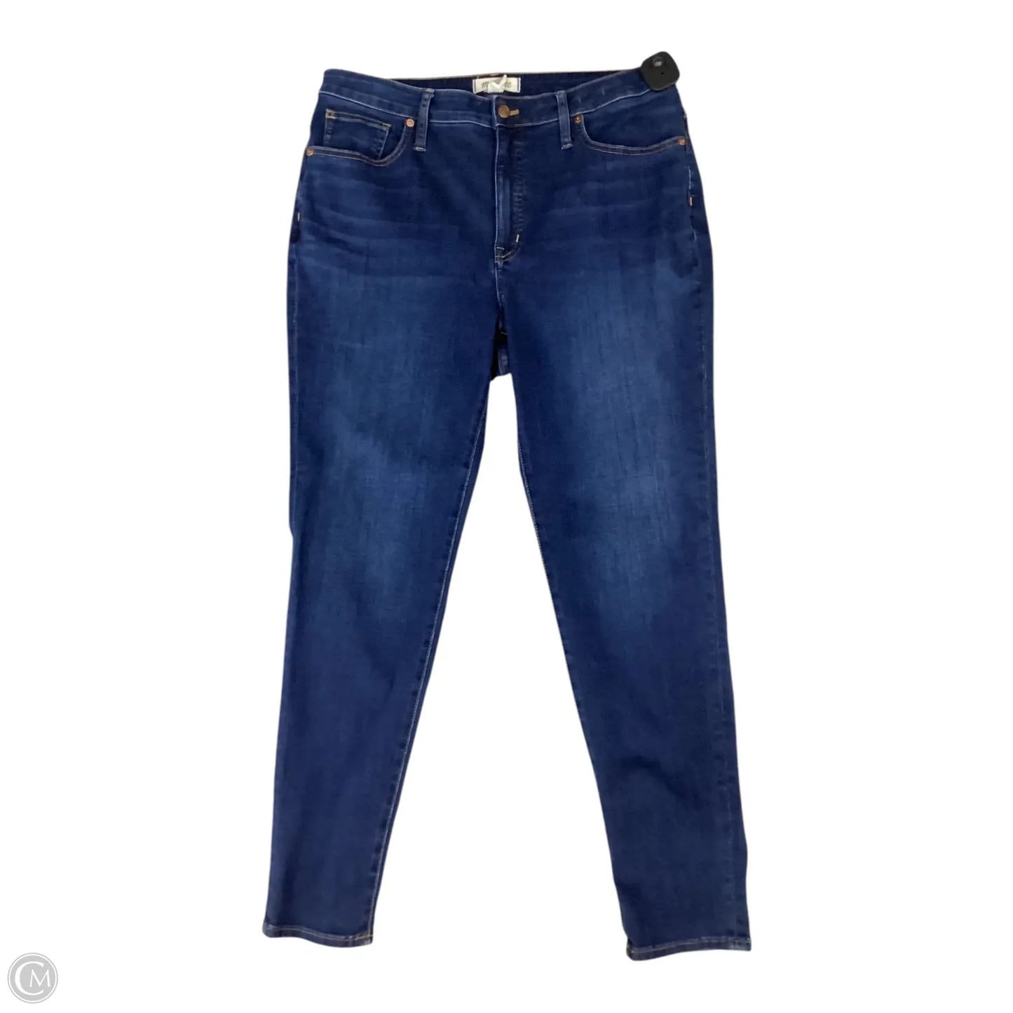 Jeans Skinny By Madewell In Blue Denim, Size: 12