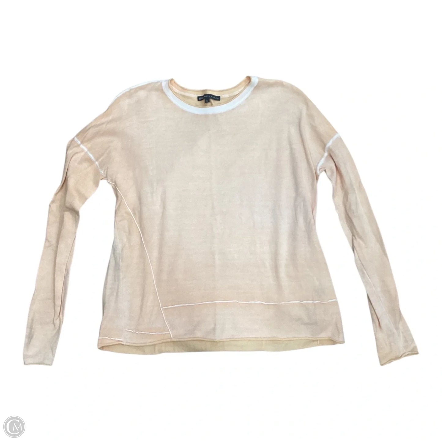 Sweater By Elliott Lauren In Peach, Size: S
