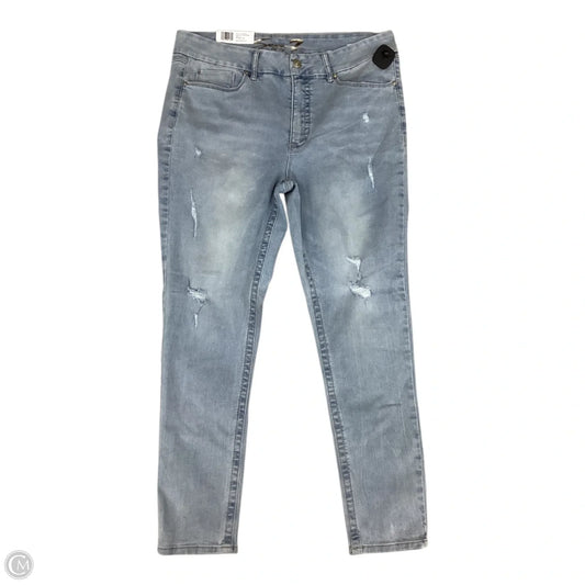 Jeans Skinny By Seven 7 In Blue Denim, Size: 16