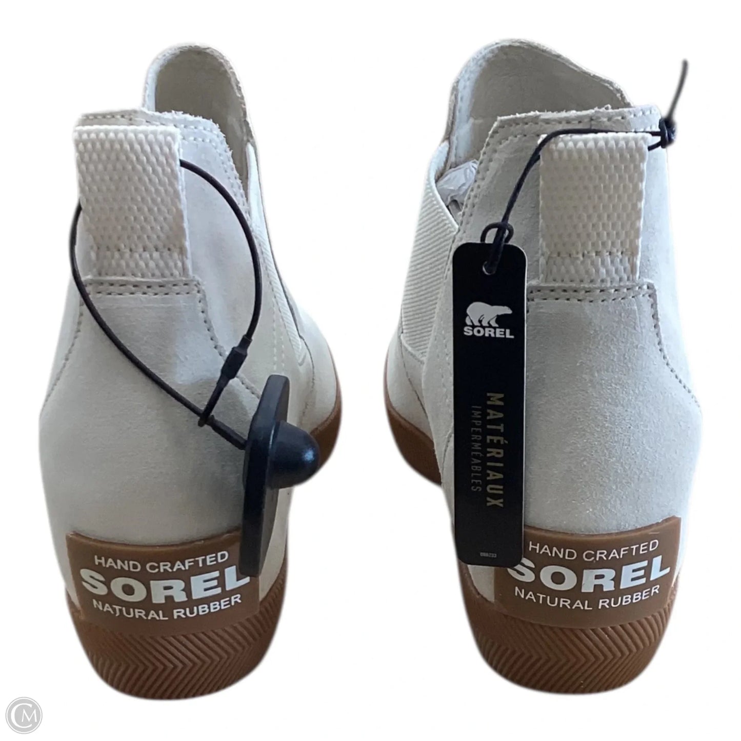 Boots Ankle Heels By Sorel In Cream, Size: 9