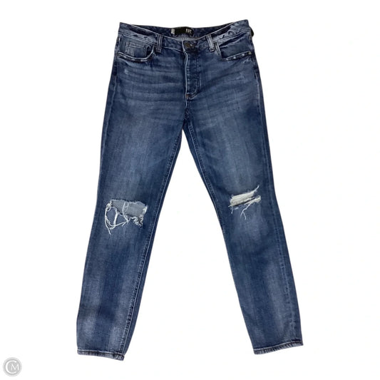 Jeans Straight By Kut In Blue, Size: 6
