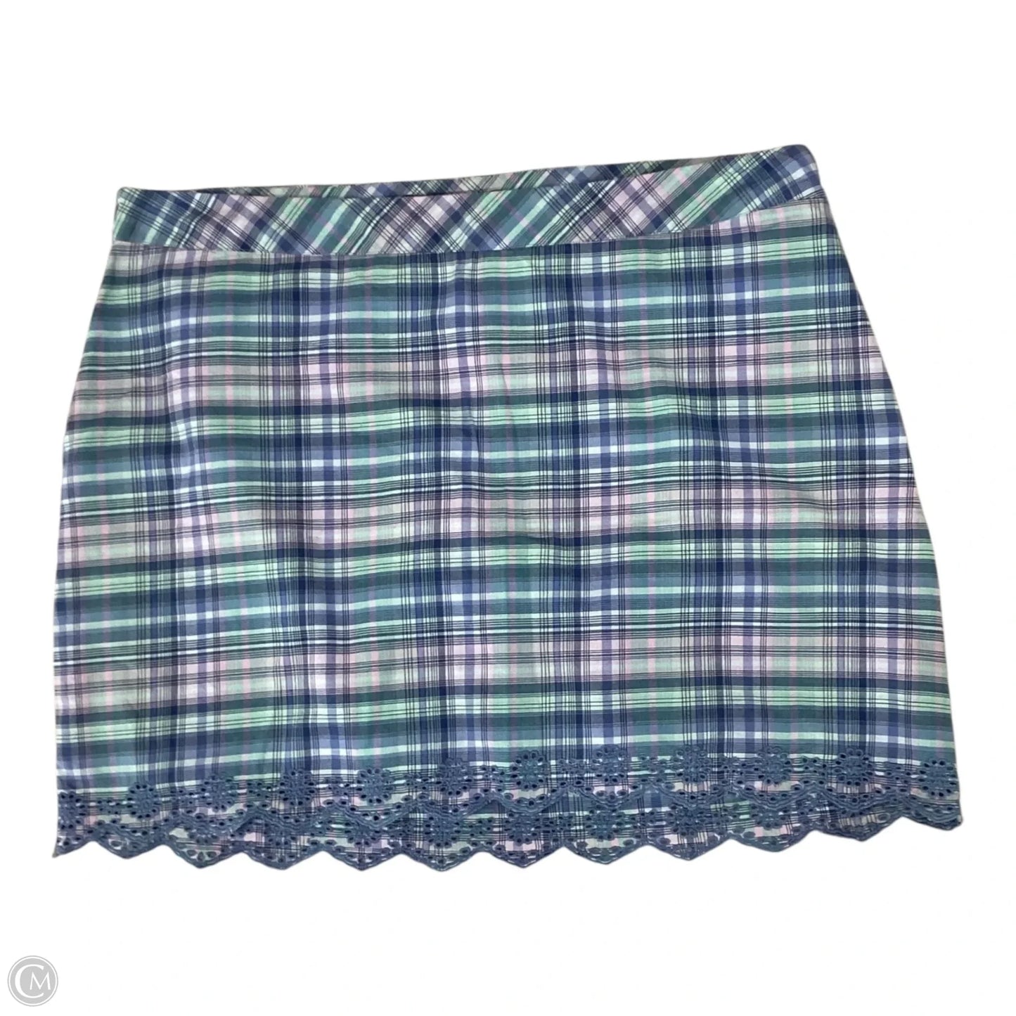 Skirt Midi By Vineyard Vines In Blue & Pink, Size: L