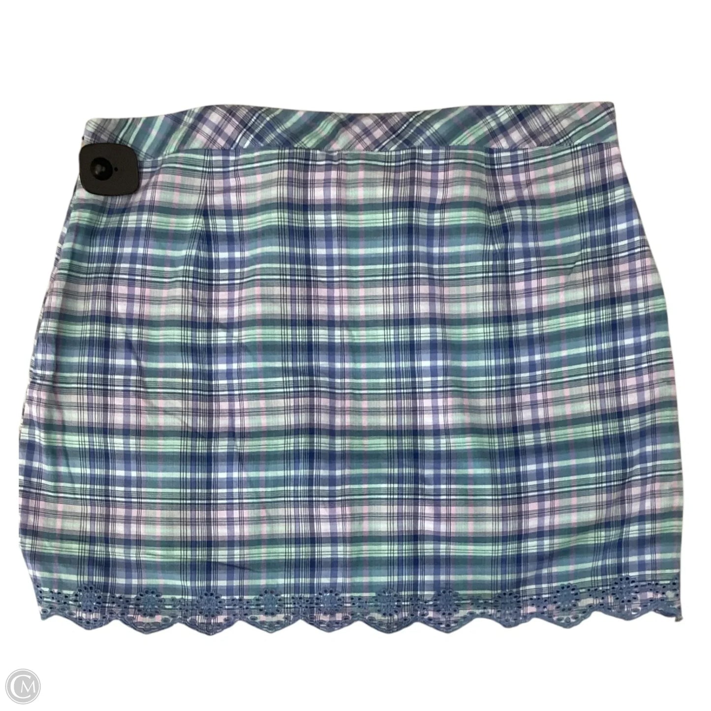 Skirt Midi By Vineyard Vines In Blue & Pink, Size: L