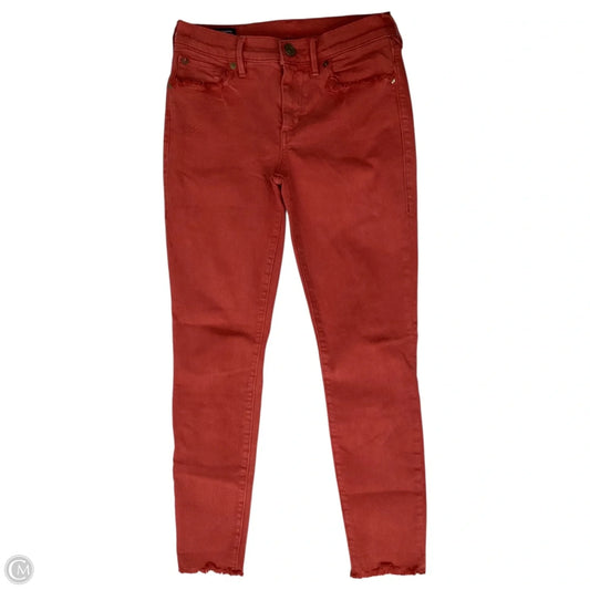 Jeans Skinny By Clothes Mentor In Orange, Size: 2