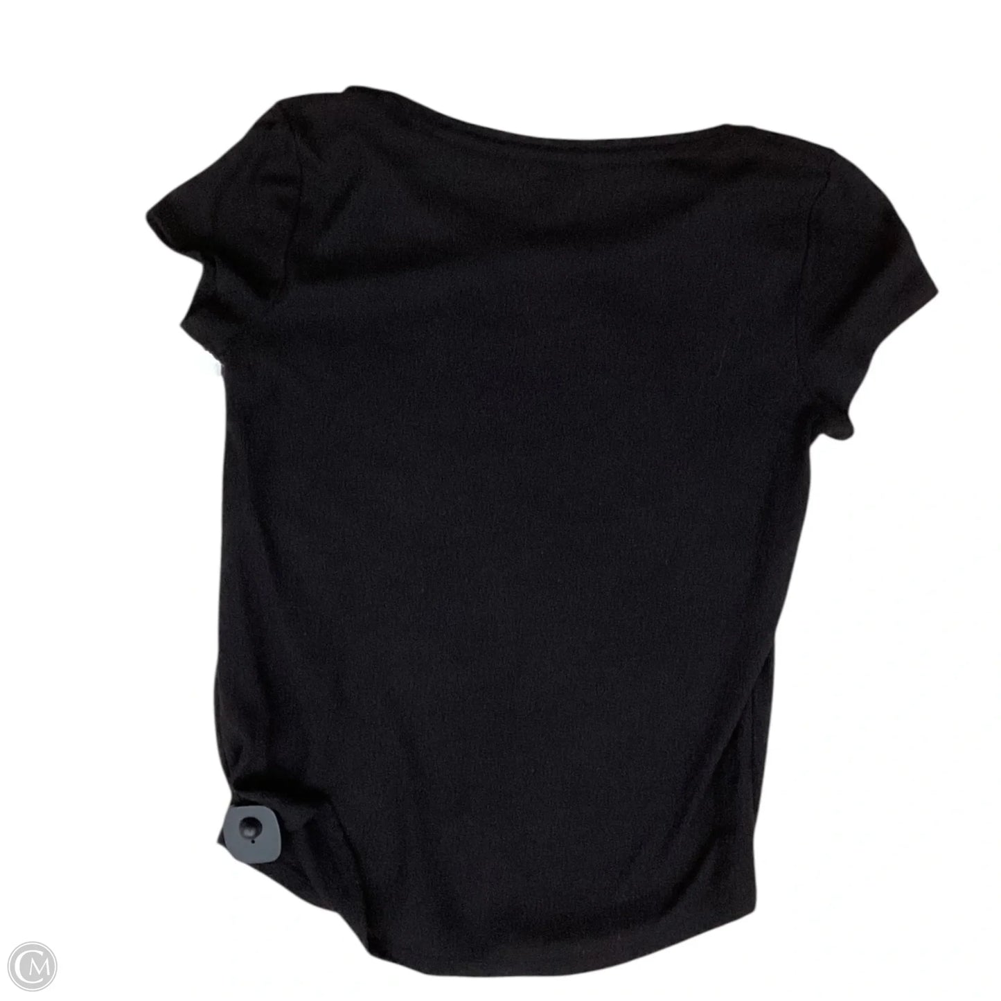 Top Short Sleeve By Simply Vera In Black, Size: S
