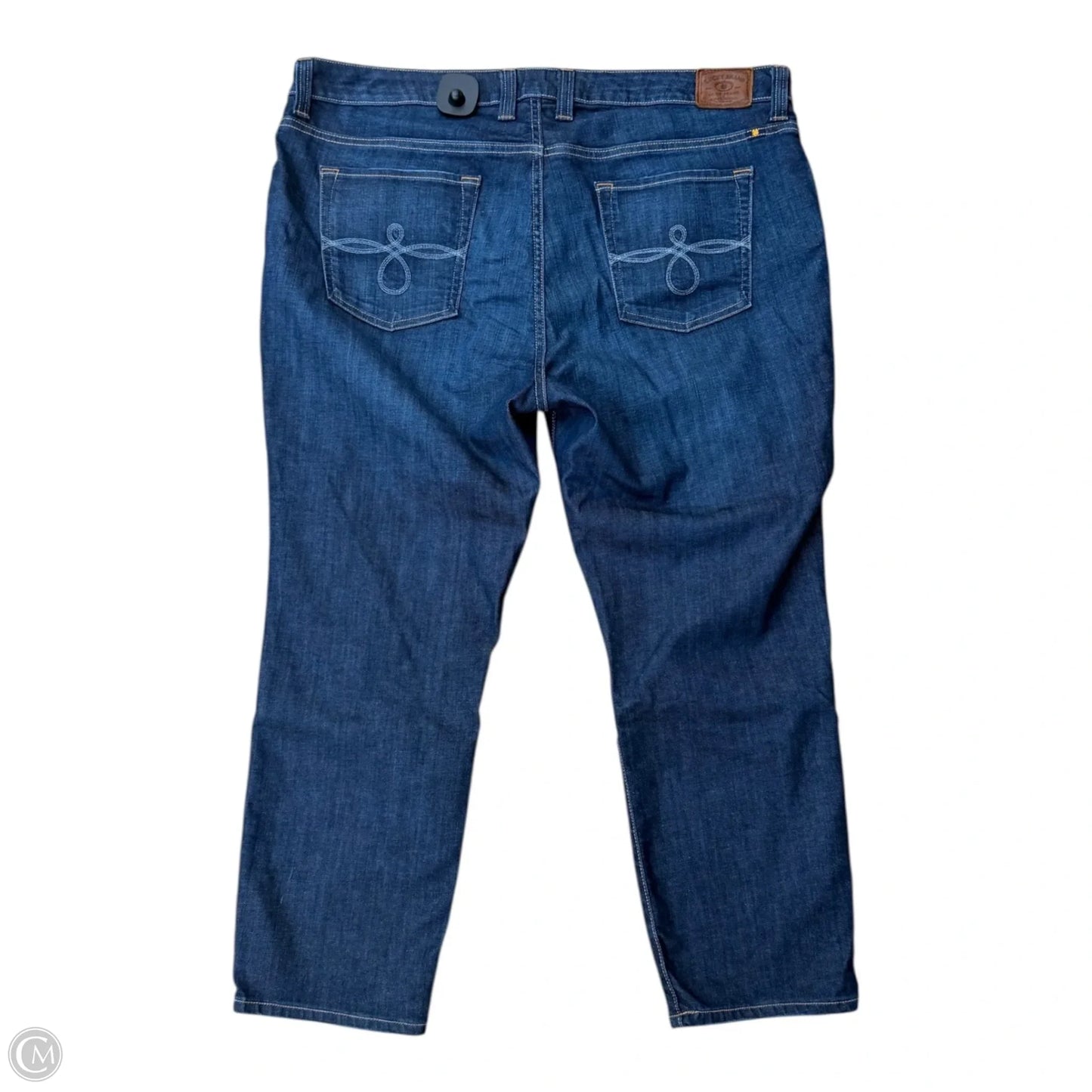 Jeans Straight By Lucky Brand In Blue Denim, Size: 18