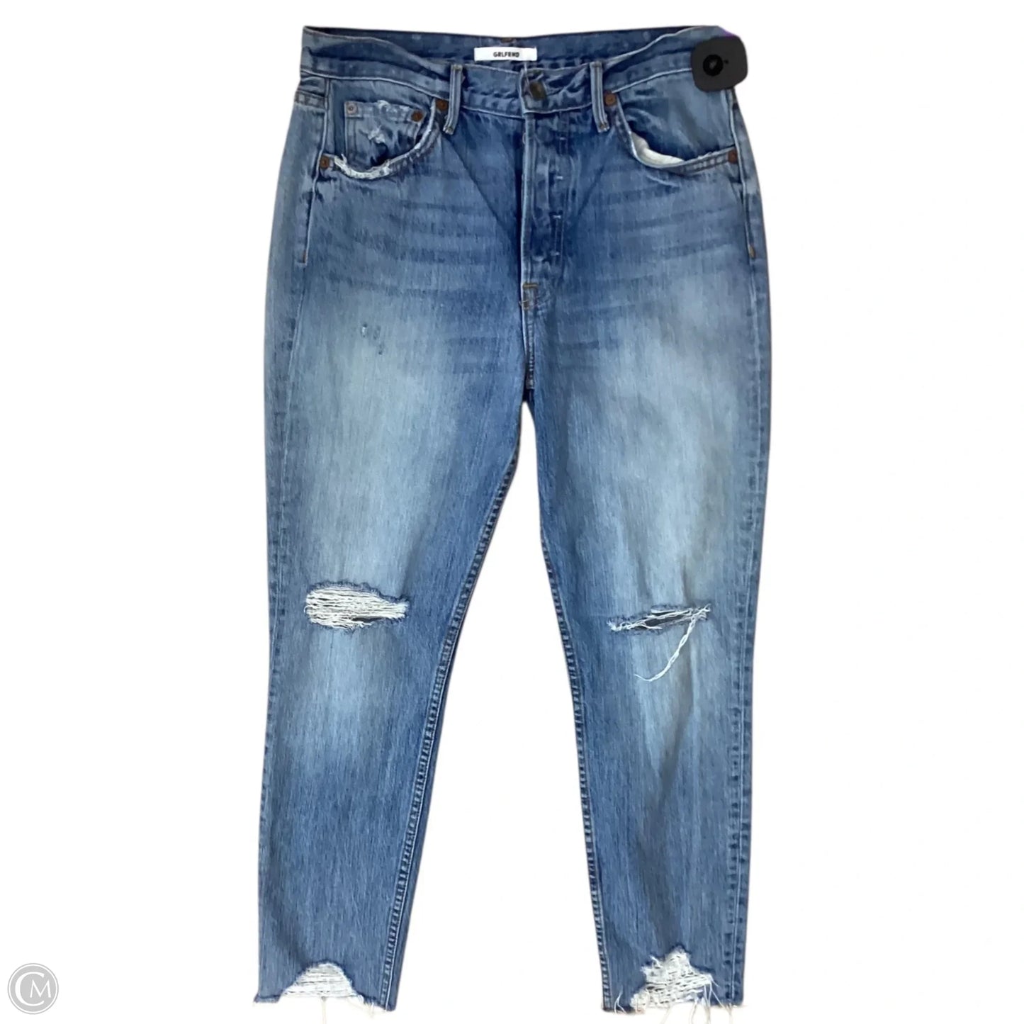 Jeans Straight By Clothes Mentor In Blue Denim, Size: 4