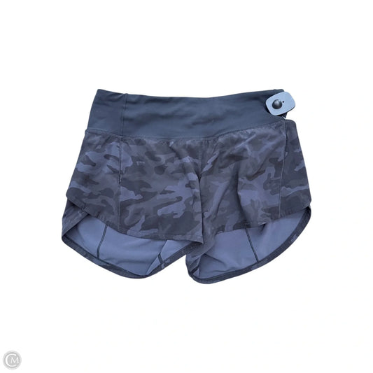 Athletic Shorts By Lululemon In Camouflage Print, Size: 4
