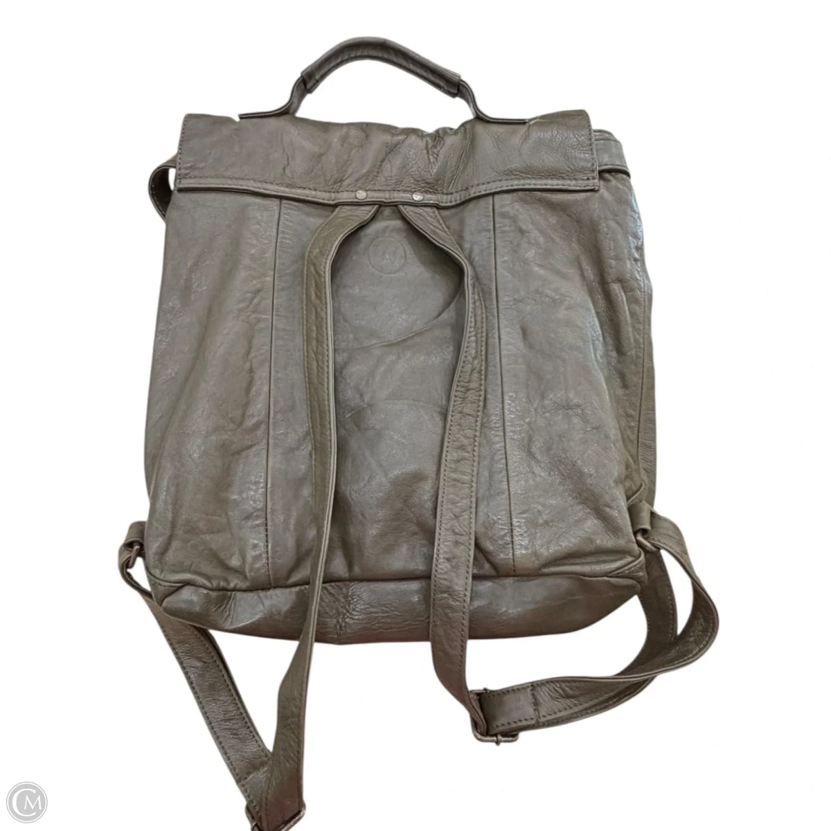 Backpack Leather By Clothes Mentor, Size: Medium