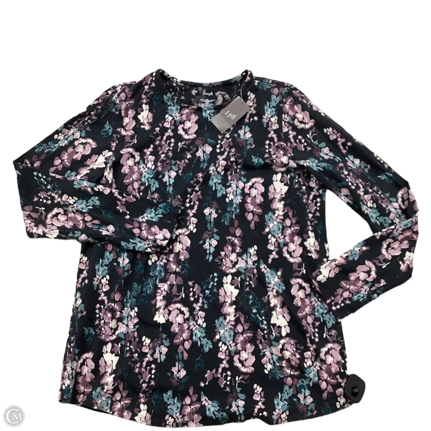 Top Long Sleeve By Pure Jill In Floral Print, Size: S