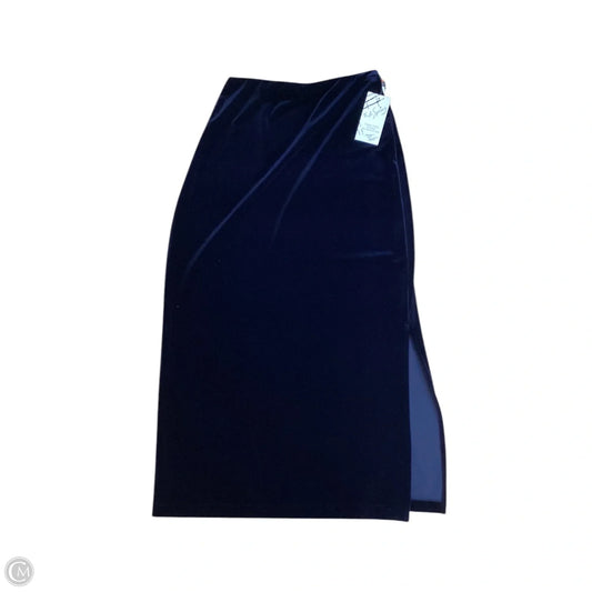 Skirt Maxi By Clothes Mentor In Navy, Size: M