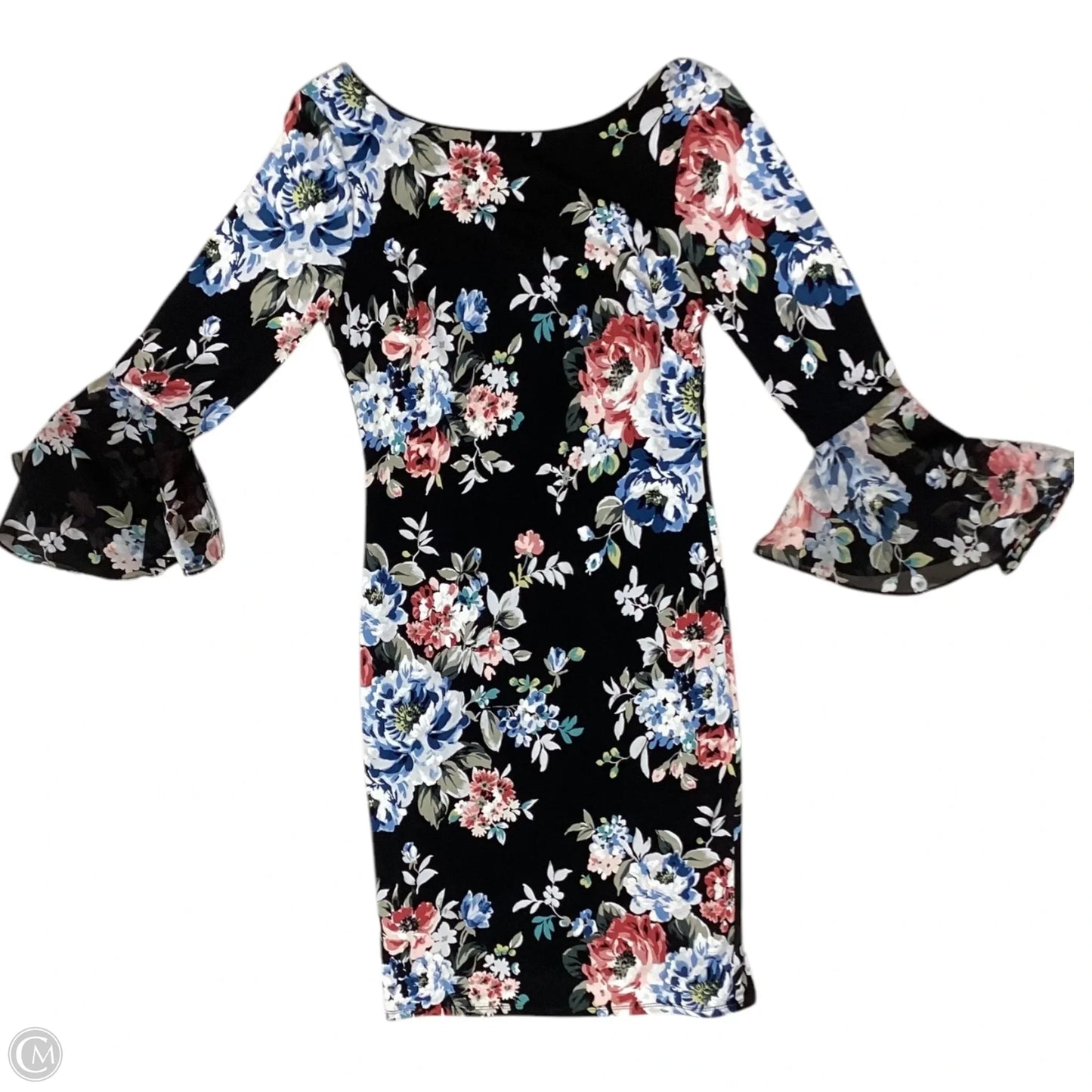 Dress Party Midi By White House Black Market In Floral Print, Size: S