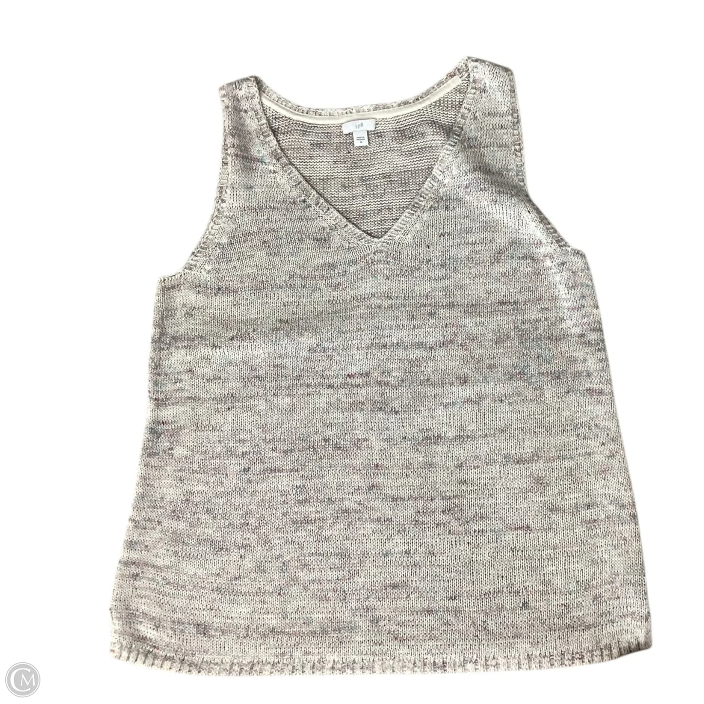 Vest Sweater By J. Jill In Multi-colored, Size: M