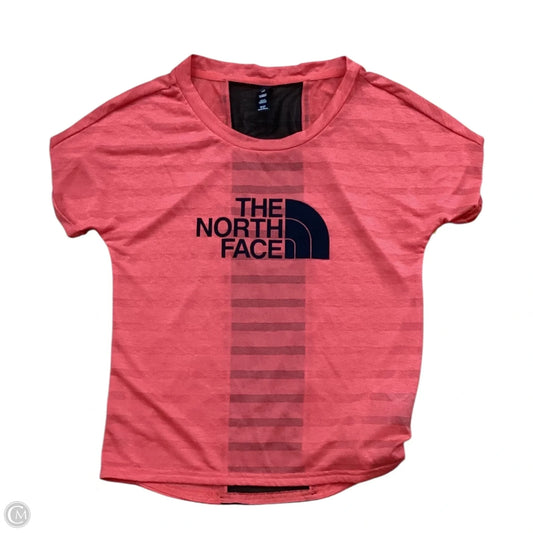 Athletic Top Short Sleeve By The North Face In Orange, Size: Xs