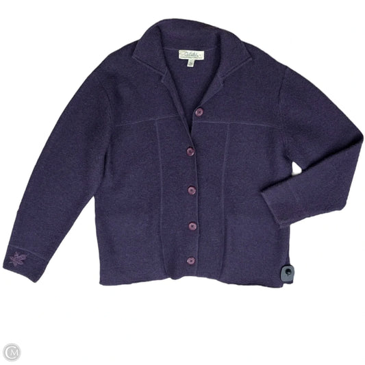 Coat Wool By Cabelas In Purple, Size: L