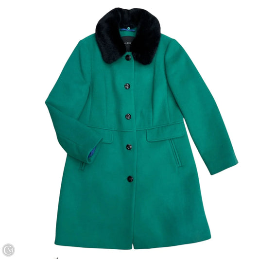 Coat Wool By Talbots In Green, Size: 12
