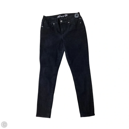 Jeans Skinny By Seven 7 In Black, Size: 12