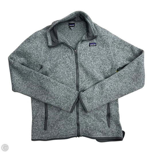Athletic Jacket By Patagonia In Grey, Size: Xl