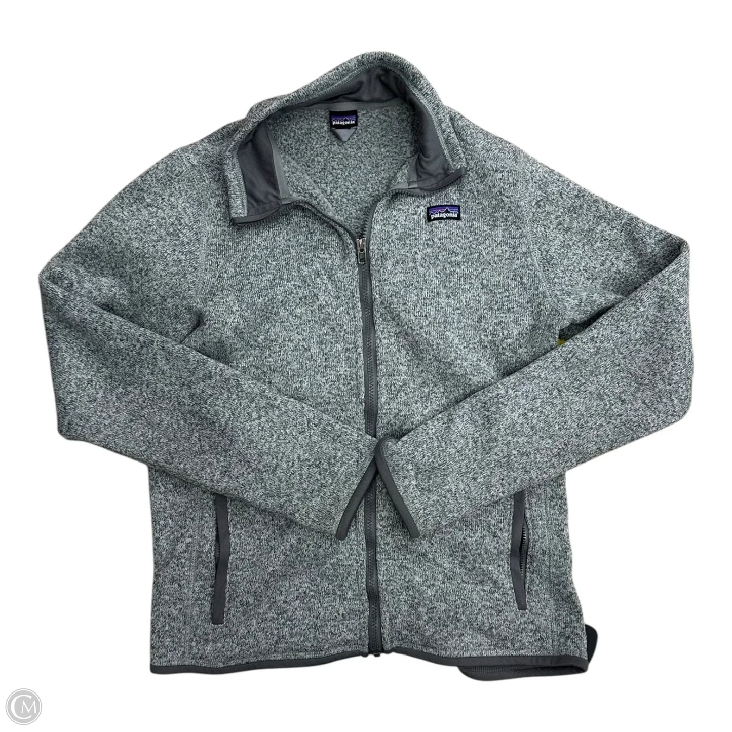 Athletic Jacket By Patagonia In Grey, Size: Xl
