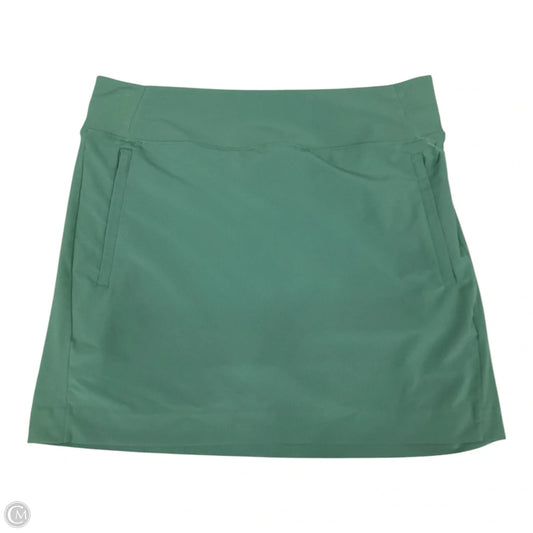 Athletic Skort By Athleta In Green, Size: 10