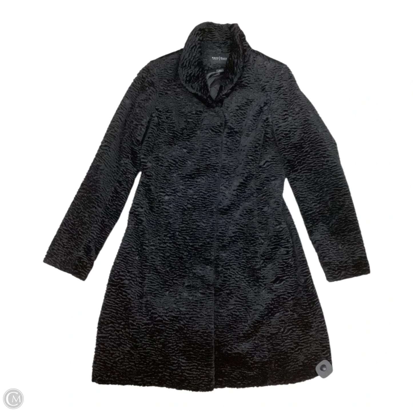 Coat Faux Fur & Sherpa By White House Black Market In Black, Size: S