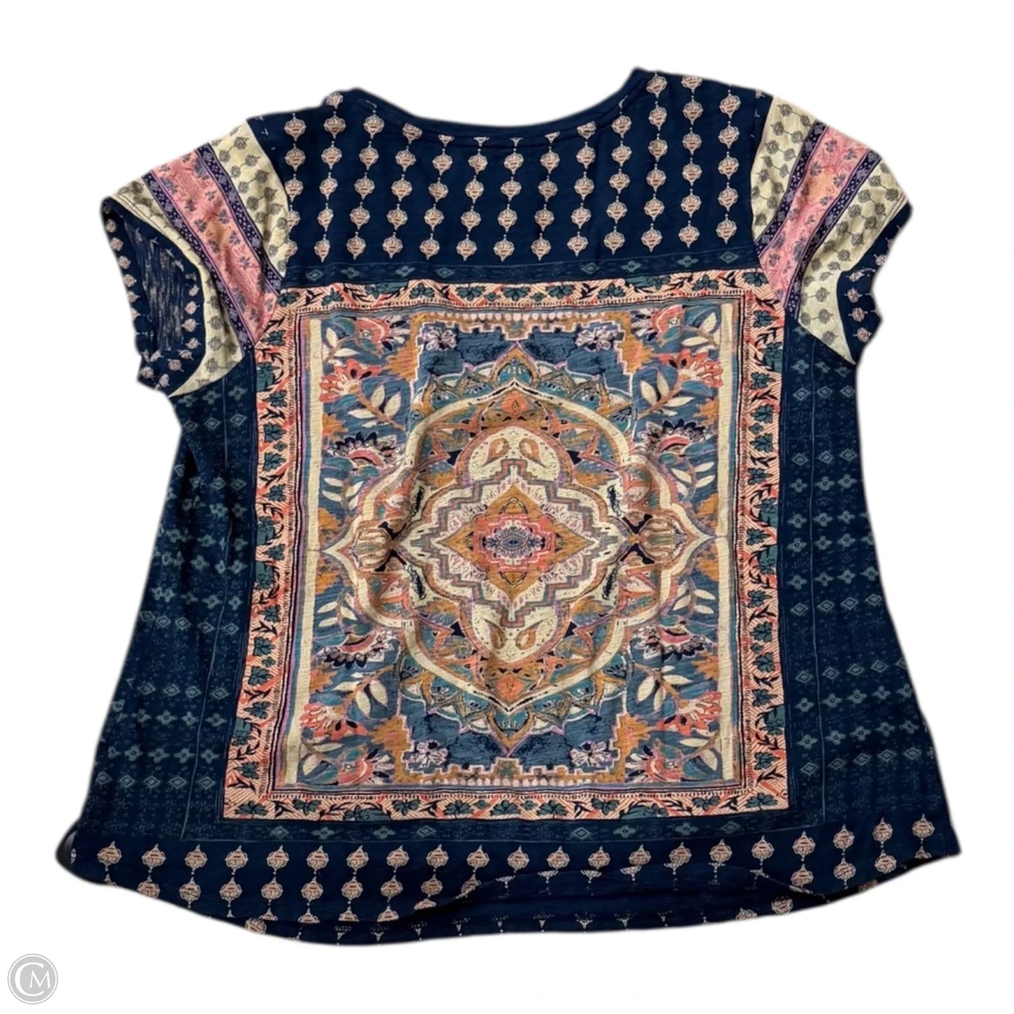 Top Sleeveless By Lucky Brand In Blue, Size: 1x