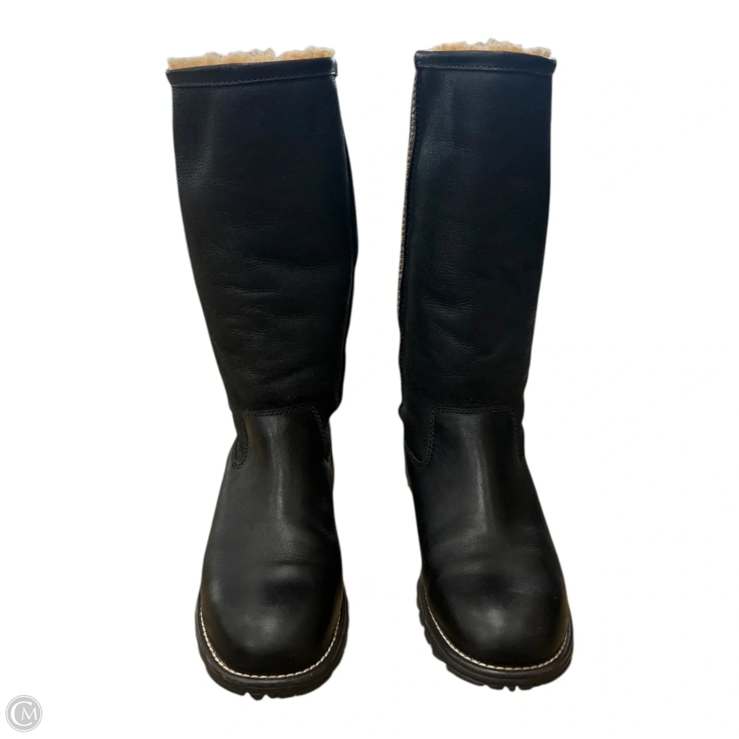 Boots Designer By Ugg In Black, Size: 8