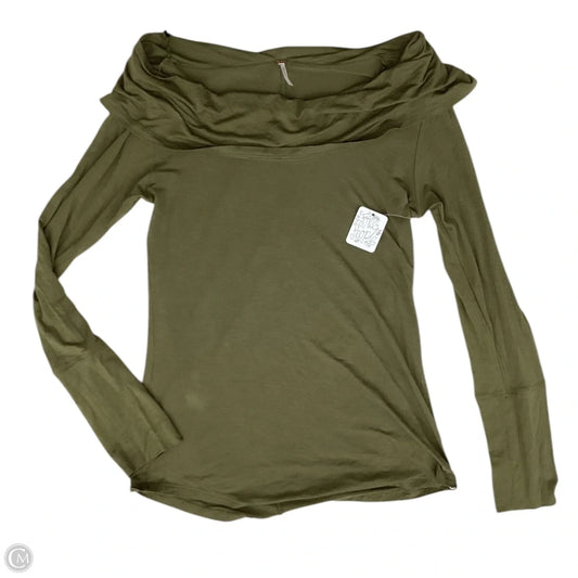 Top Long Sleeve By Free People In Green, Size: L