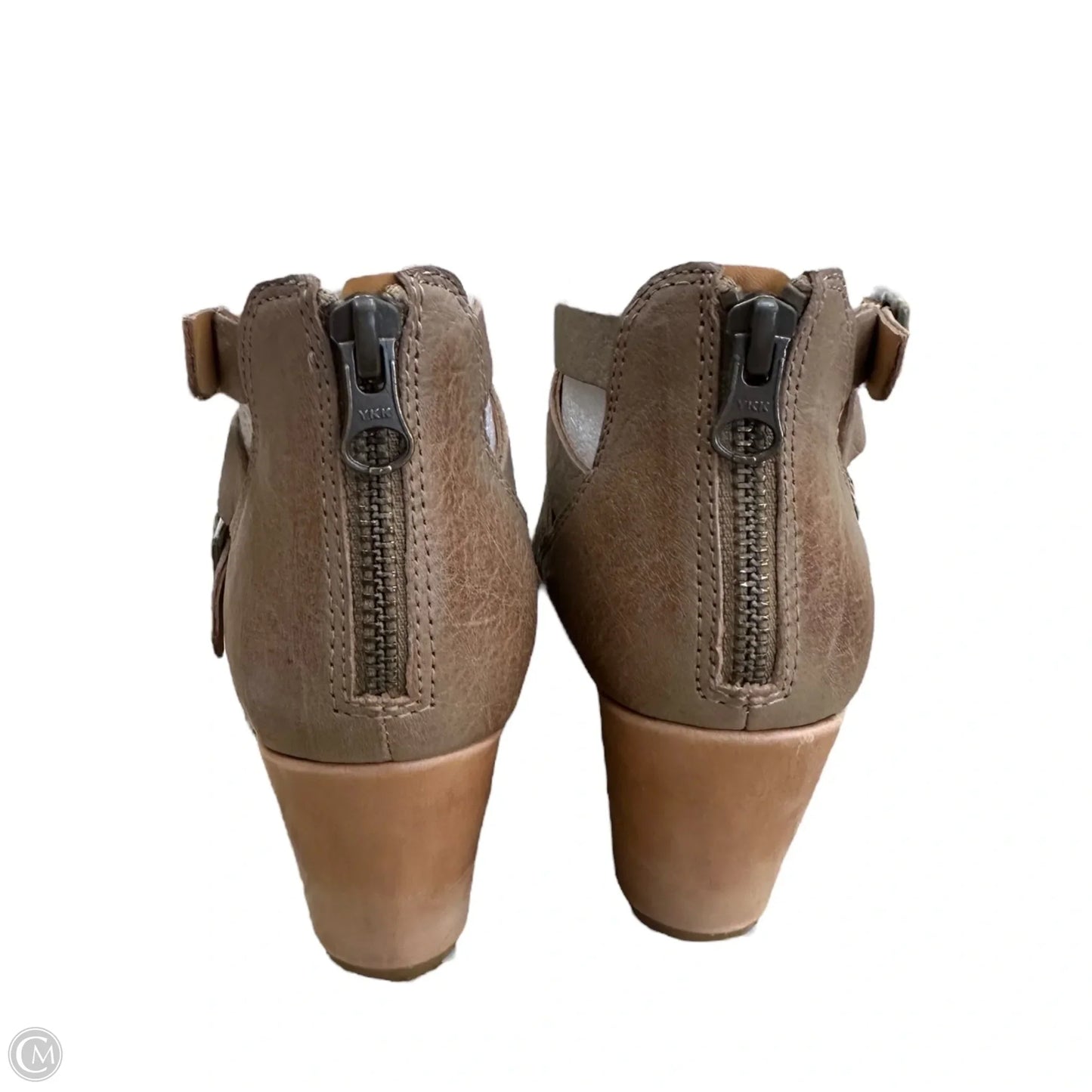 Boots Ankle Heels By Kork Ease In Beige, Size: 8