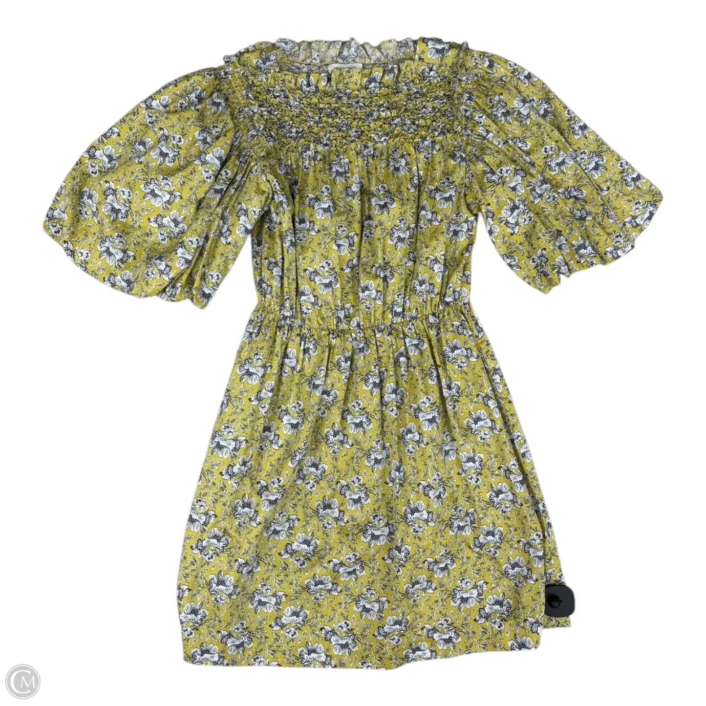 Dress Casual Short By Rebecca Taylor In Gold, Size: Xs