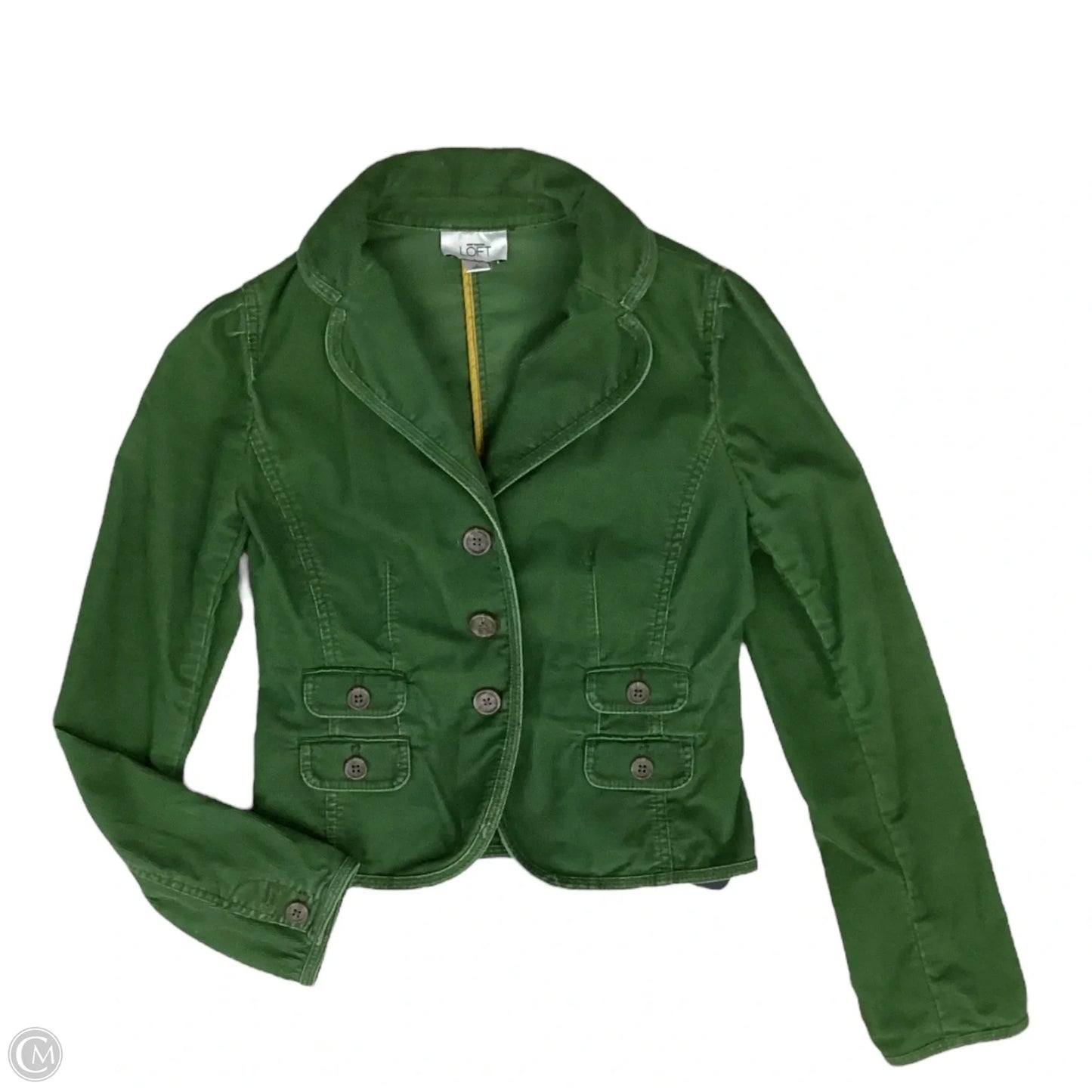 Blazer By Loft In Green, Size: Xs