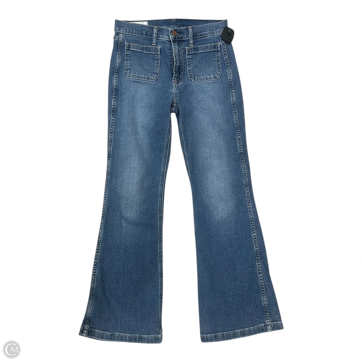 Jeans Flared By Gap In Blue Denim, Size: 2p