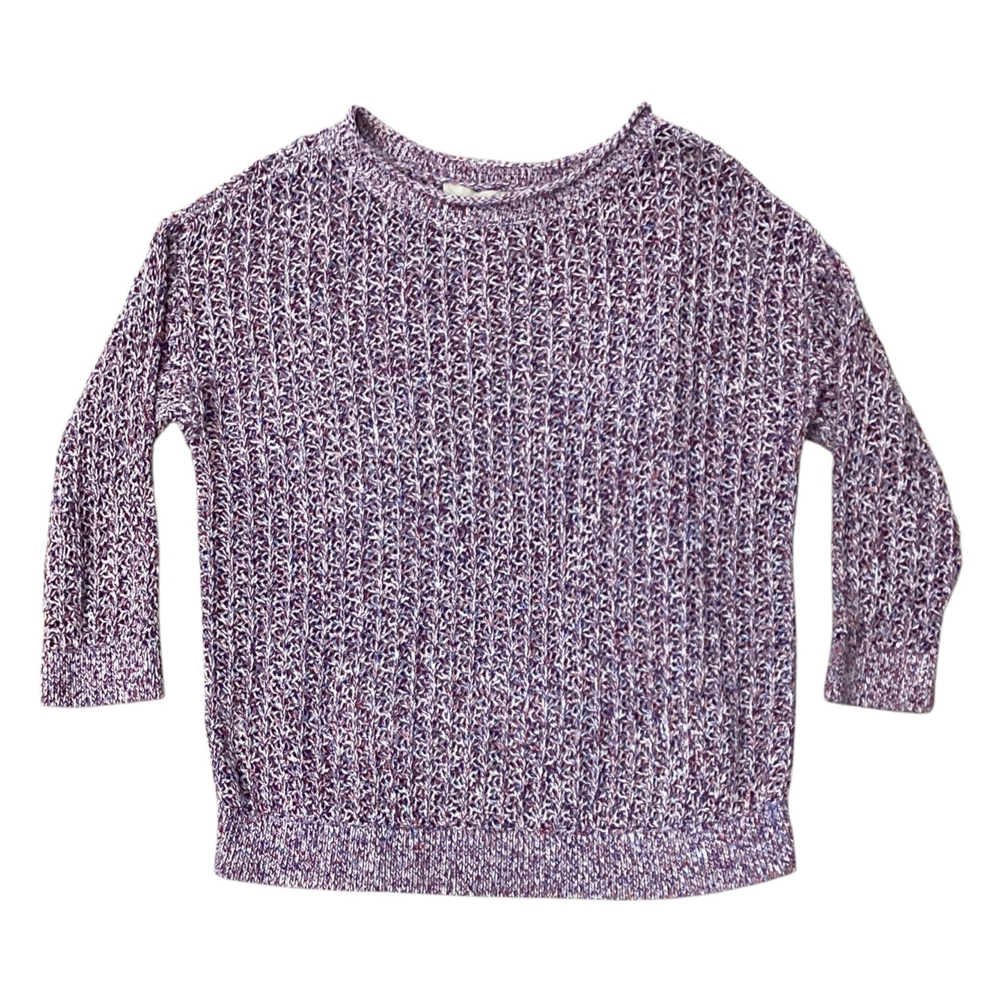 Sweater By Loft In Blue & Red & White, Size: S