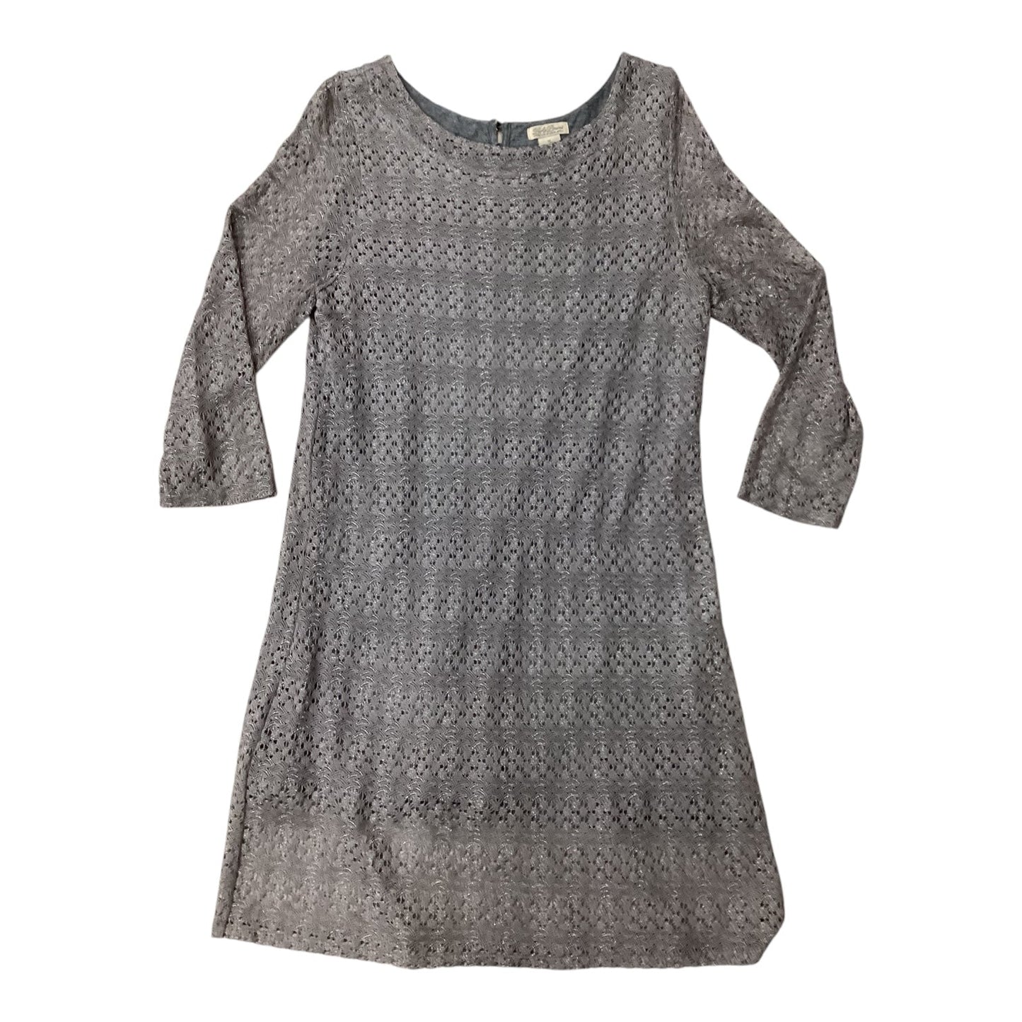 Dress Casual Midi By Lucky Brand In Grey, Size: Xl