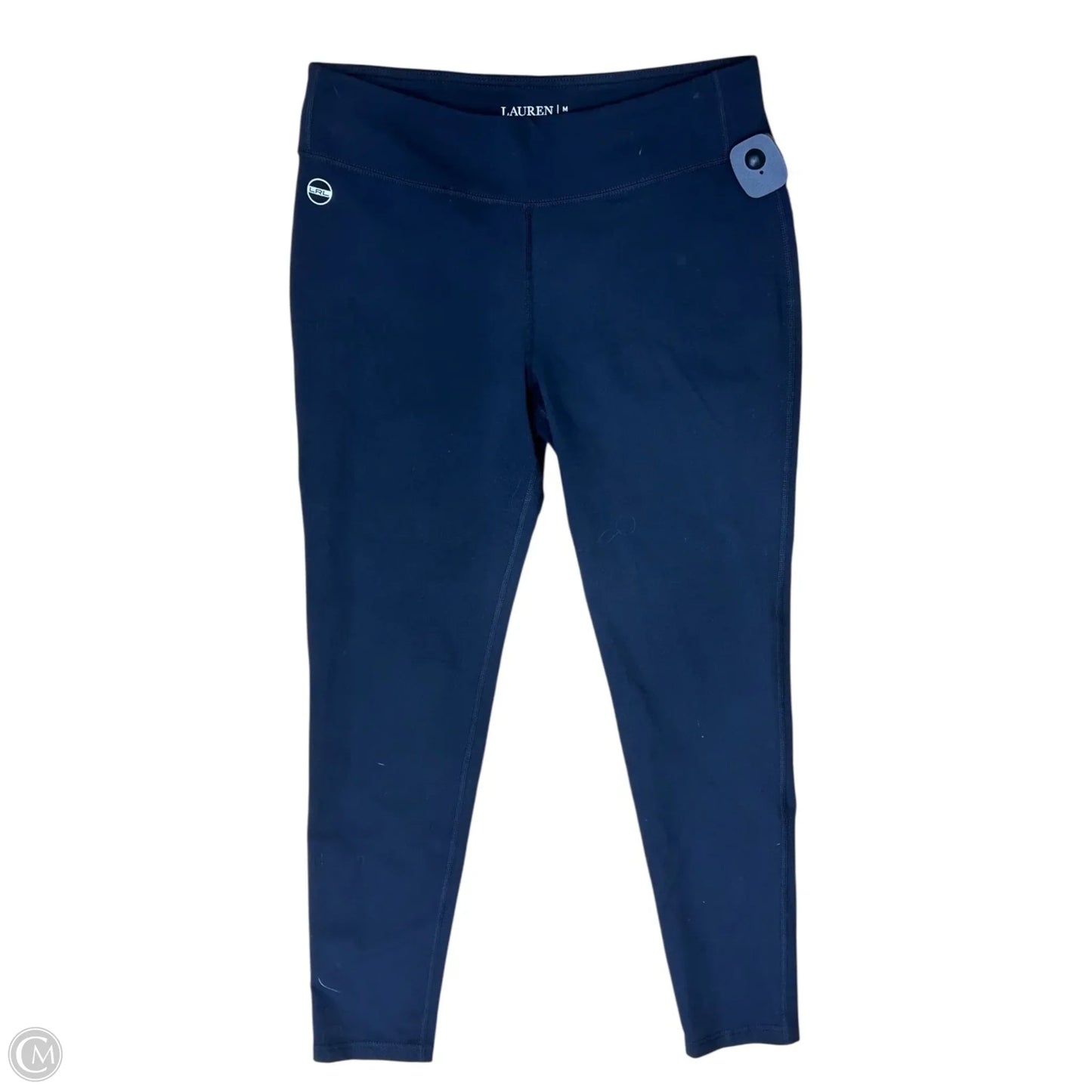 Athletic Leggings By Lauren By Ralph Lauren In Black, Size: M
