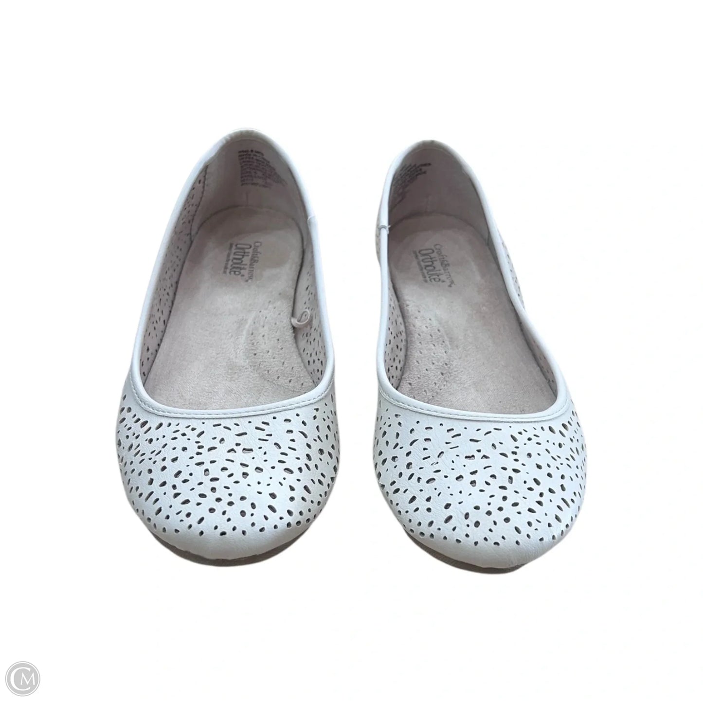Shoes Flats By Croft And Barrow In Cream, Size: 8