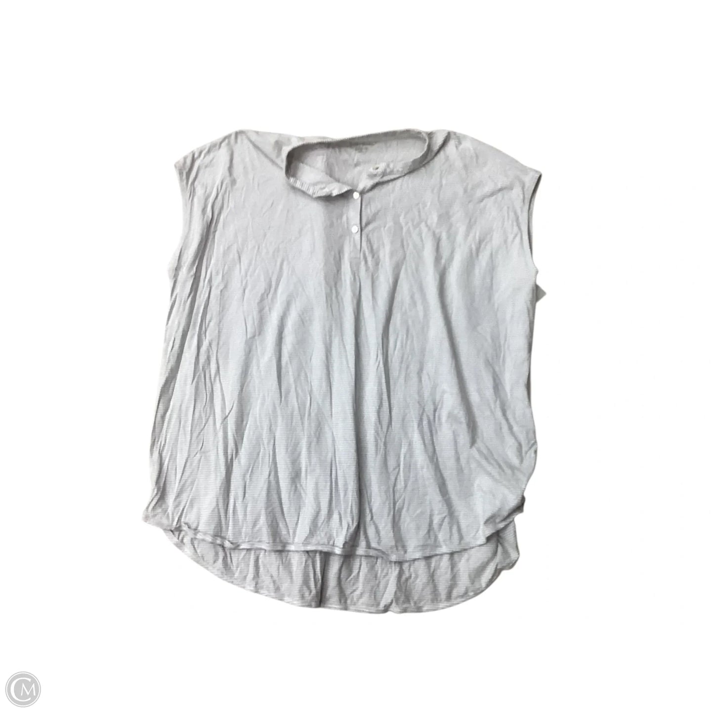 Top Sleeveless By Eileen Fisher In Grey, Size: Xl