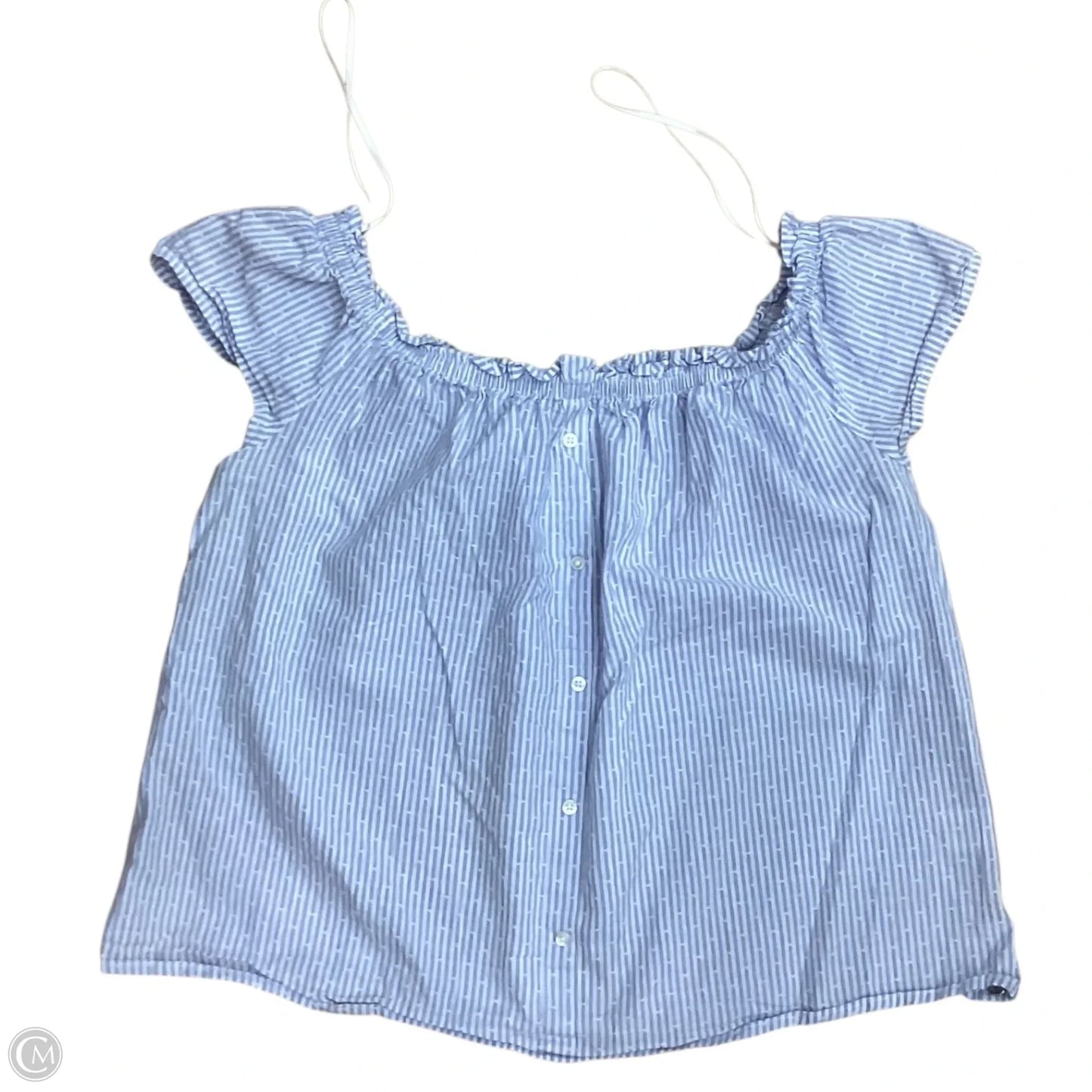 Top Sleeveless By Atmosphere In Striped Pattern, Size: M