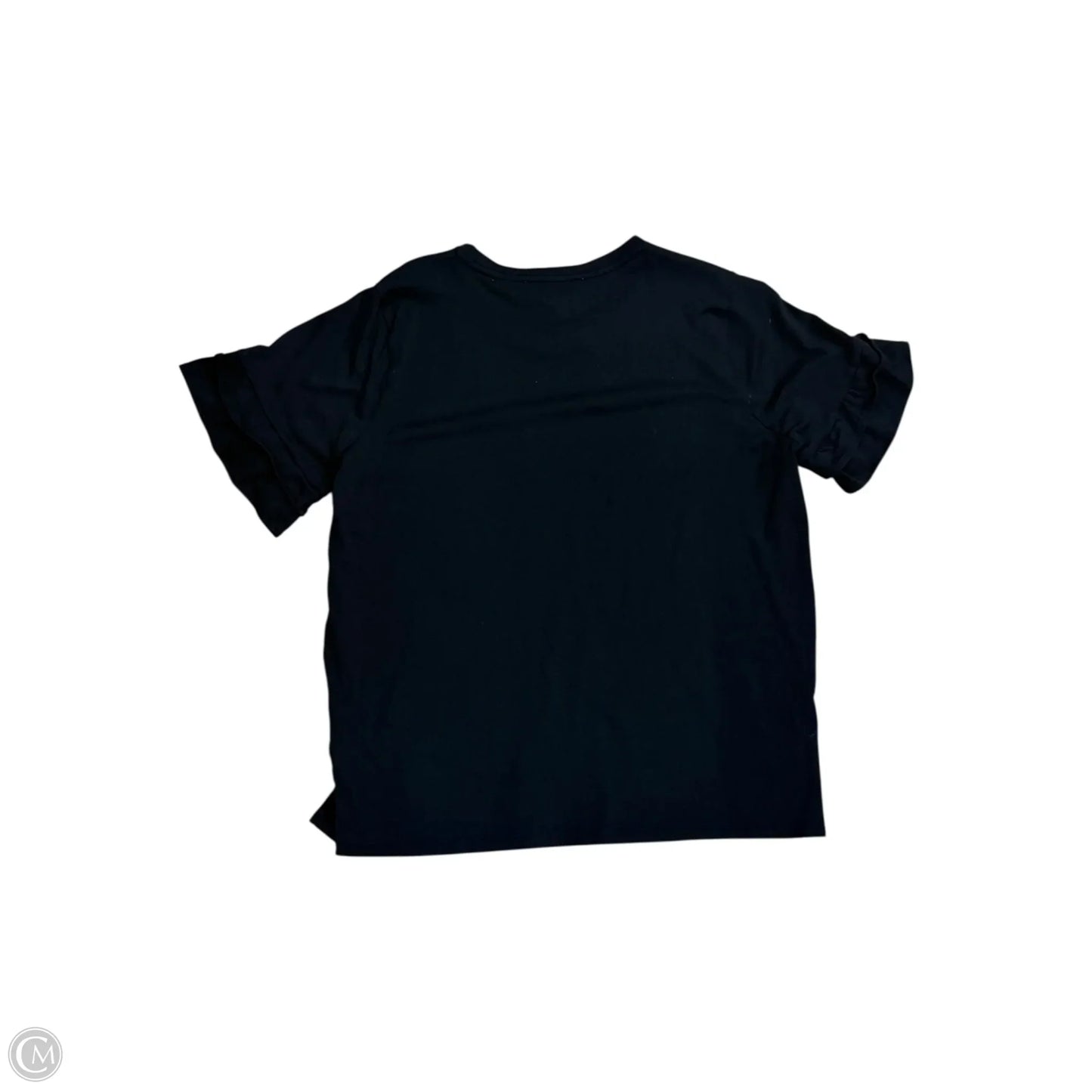 Top Short Sleeve By Michael By Michael Kors In Black, Size: L
