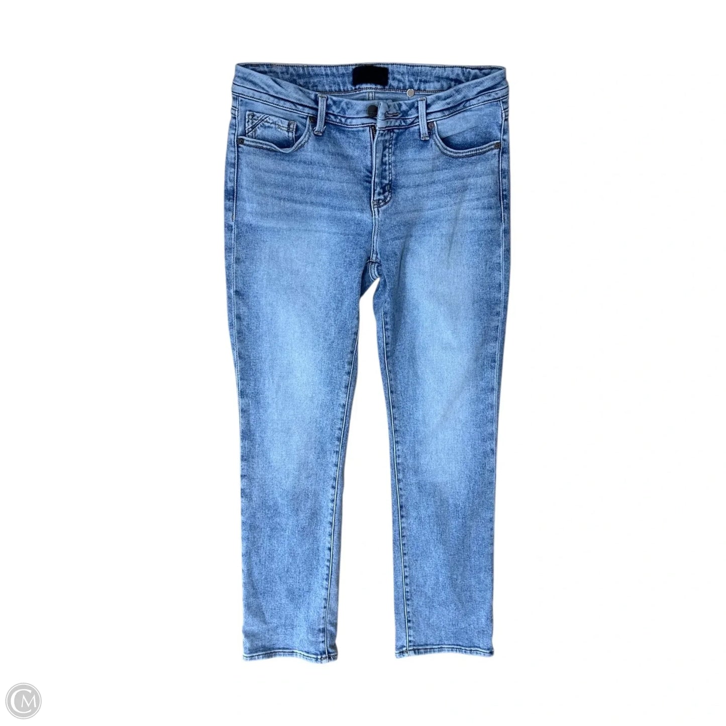 Jeans Boot Cut By Buckle Black In Blue Denim, Size: 8